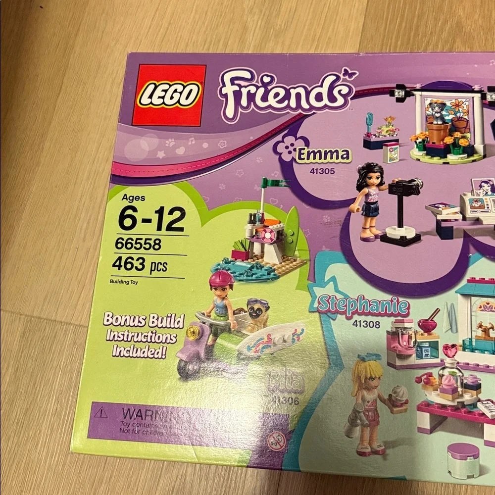 Lego Friends super pack set 66558 new in sealed box 463 pieces rare and retired!